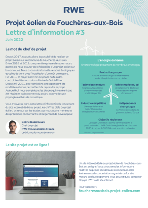 Lettre d'information n°3
